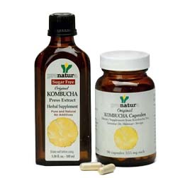 Dr. Sklenar's Kombucha Capsules and Press Extract